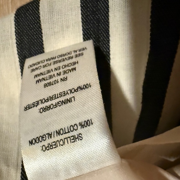 Nicole Miller Fun Black and White Striped Dress with Multi Color Accents Size 6 - Picture 4 of 5